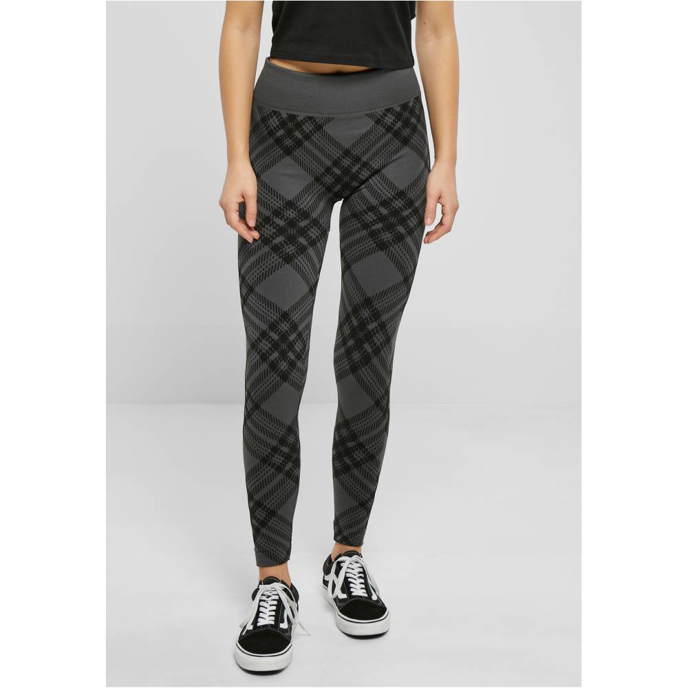Urban Classics - Seamless Heritage Leggings - Gris